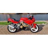 1992 Ducati 750SS, 748cc. Registration number J492 LLK. Frame number ZDM75SC 000446. Engine number