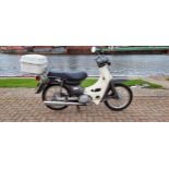 1996 Yamaha T80 Townmate, 79cc. Registration number P409 PWR. Frame number 35T-043206. Engine numbe