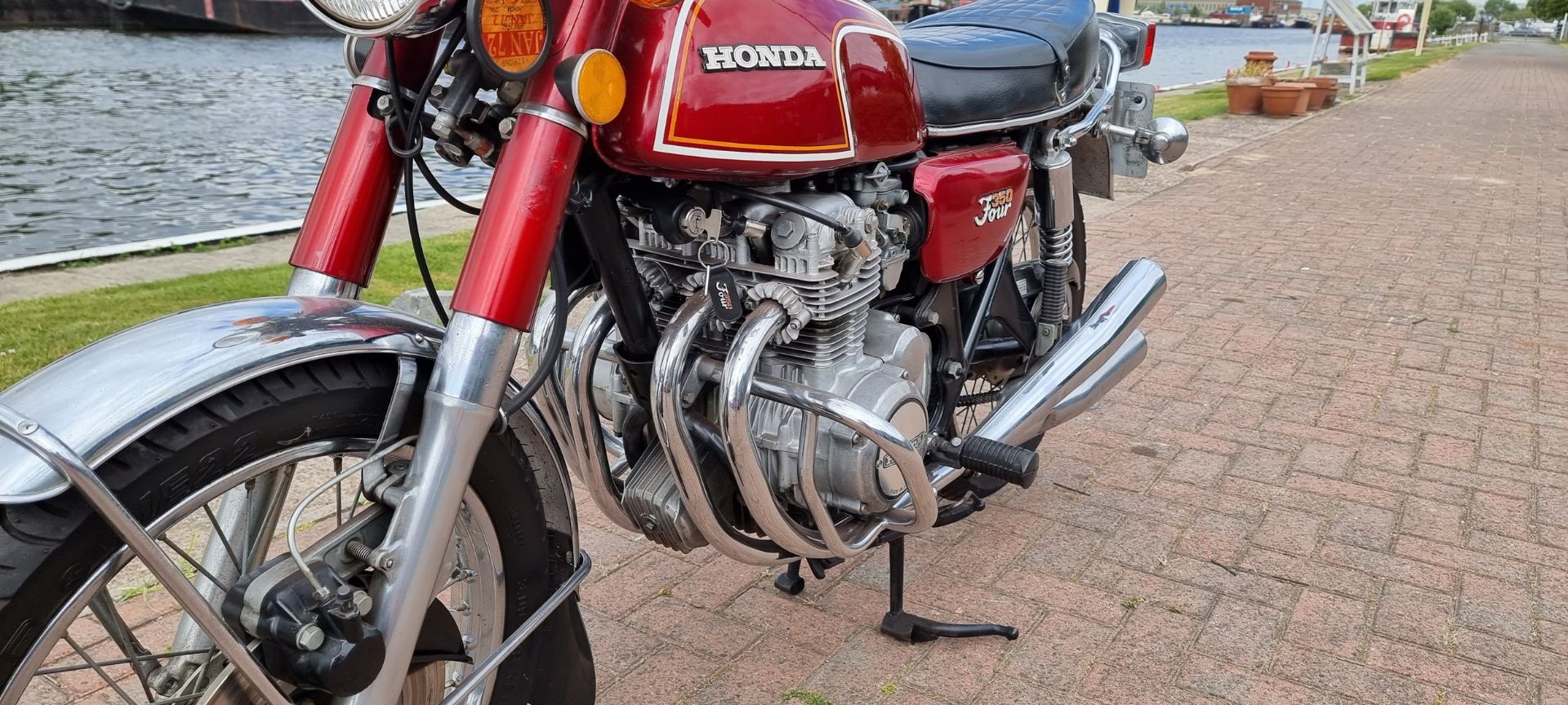 1972 Honda CB350F/Four, 347cc. Registration number HVG 524L. Frame number CB350F-1025797. Engine - Image 15 of 17