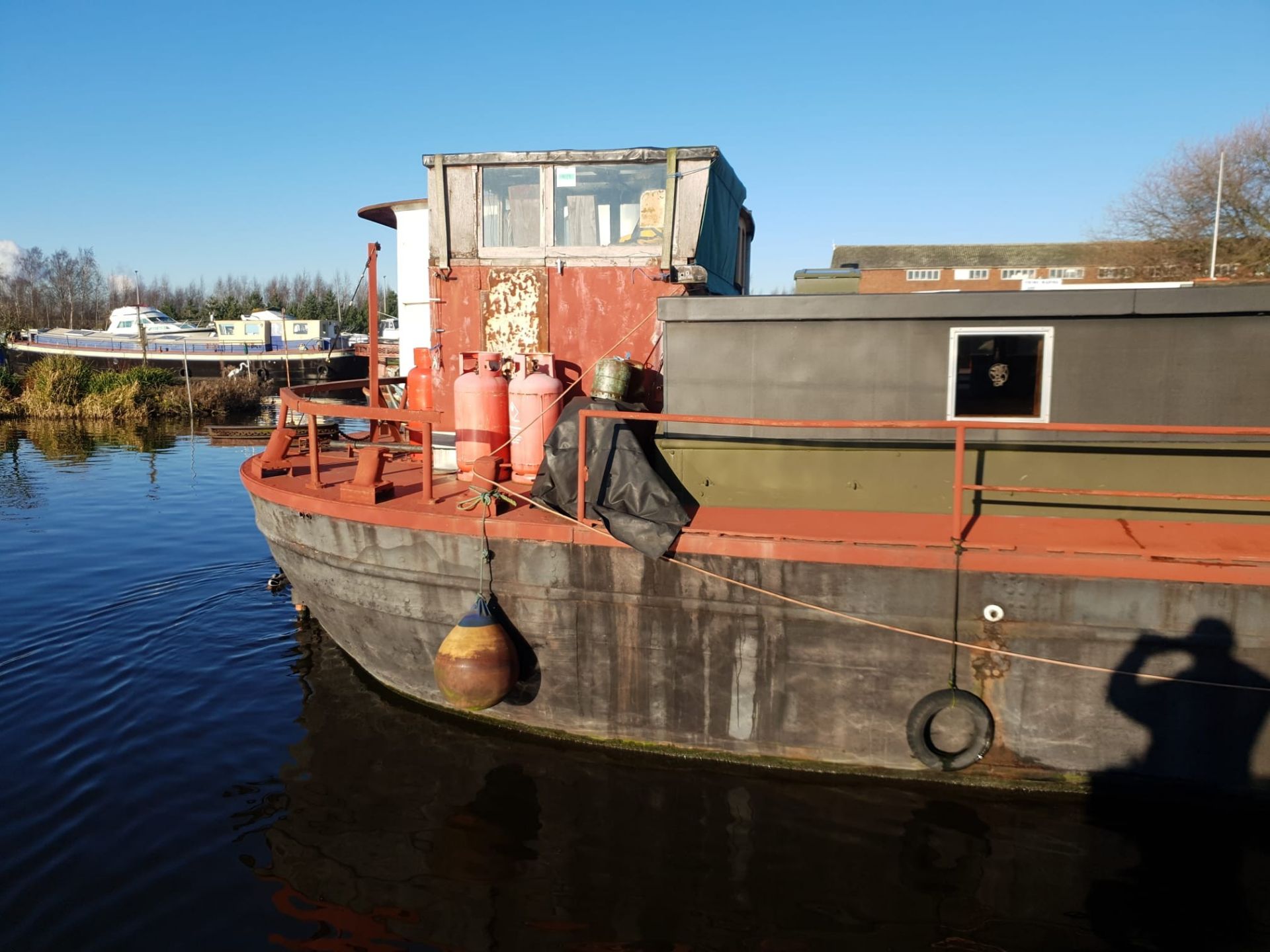 c.1939 liveaboard barge, "Fidelity". Cat D waterways. 57' 6" x 14' 2" approximately. Lister JP2 - Image 2 of 40