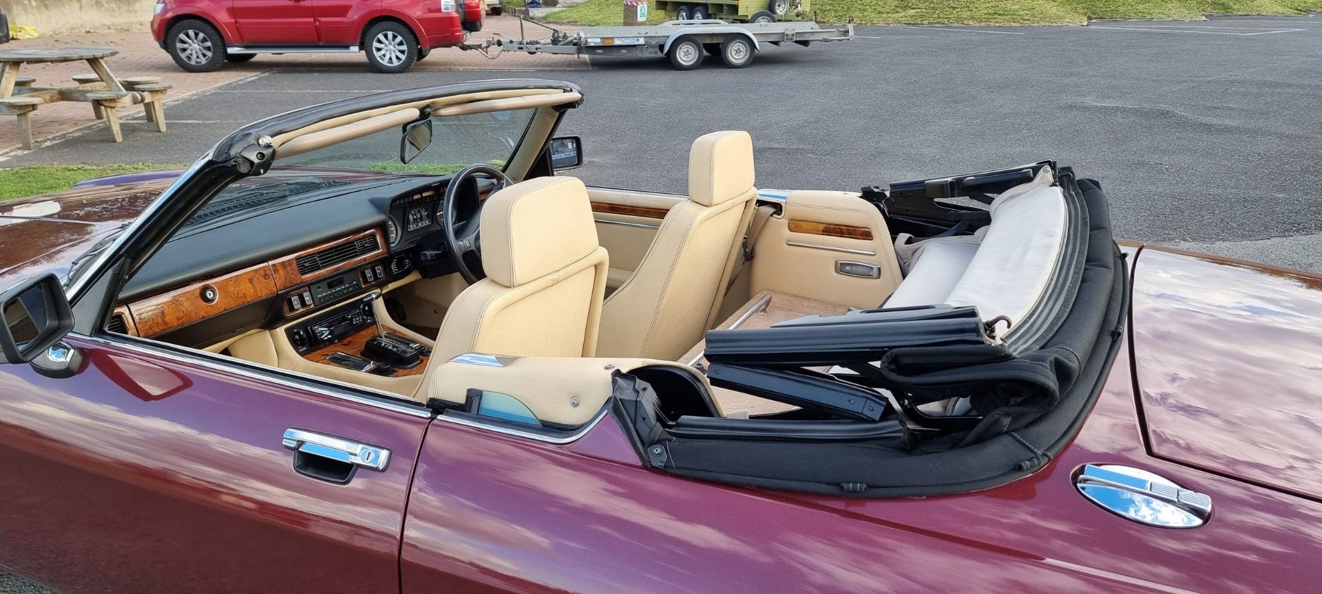 1990 Jaguar XJ-S Convertible, V12, 5343cc. Registration number G43 LHD. VIN number - Image 8 of 31
