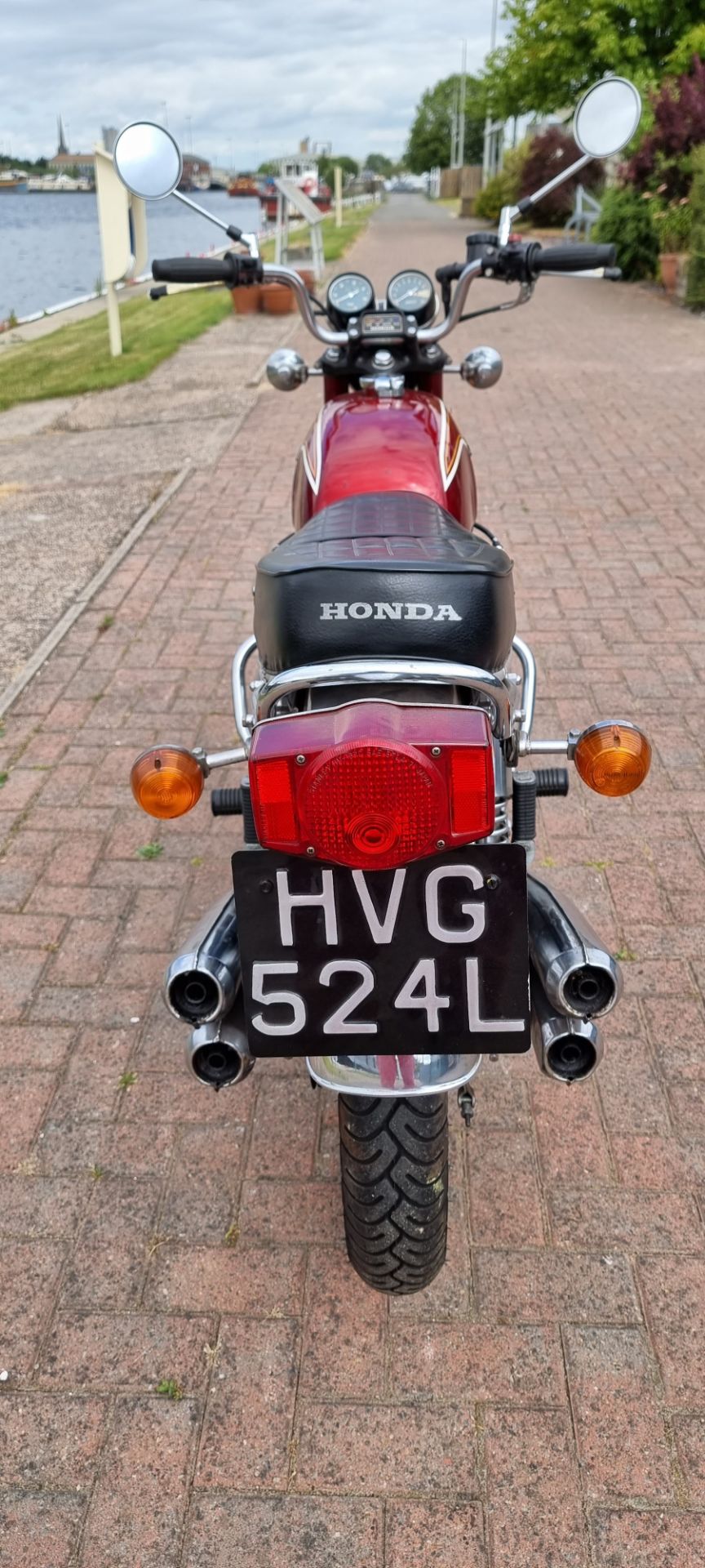 1972 Honda CB350F/Four, 347cc. Registration number HVG 524L. Frame number CB350F-1025797. Engine - Image 4 of 17