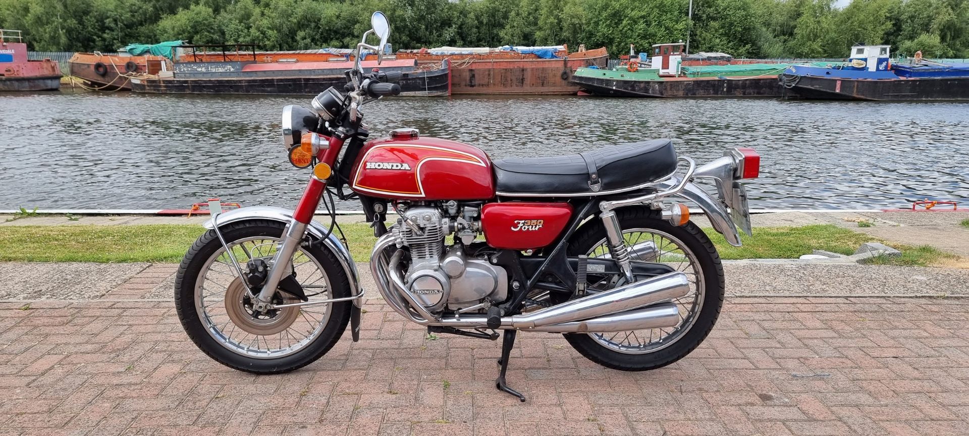 1972 Honda CB350F/Four, 347cc. Registration number HVG 524L. Frame number CB350F-1025797. Engine - Image 2 of 17