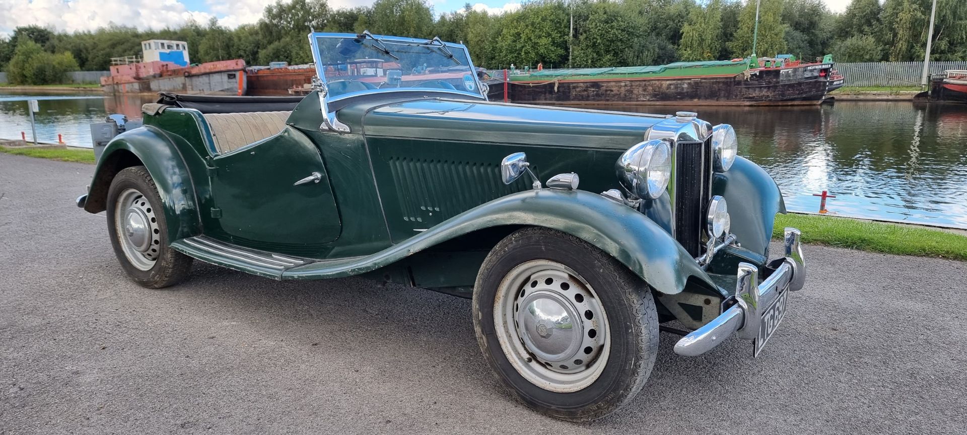 1952 MG TD, 1250cc. Registration number LTG 697. Chassis number TD 126630. Body Type 22381 Body