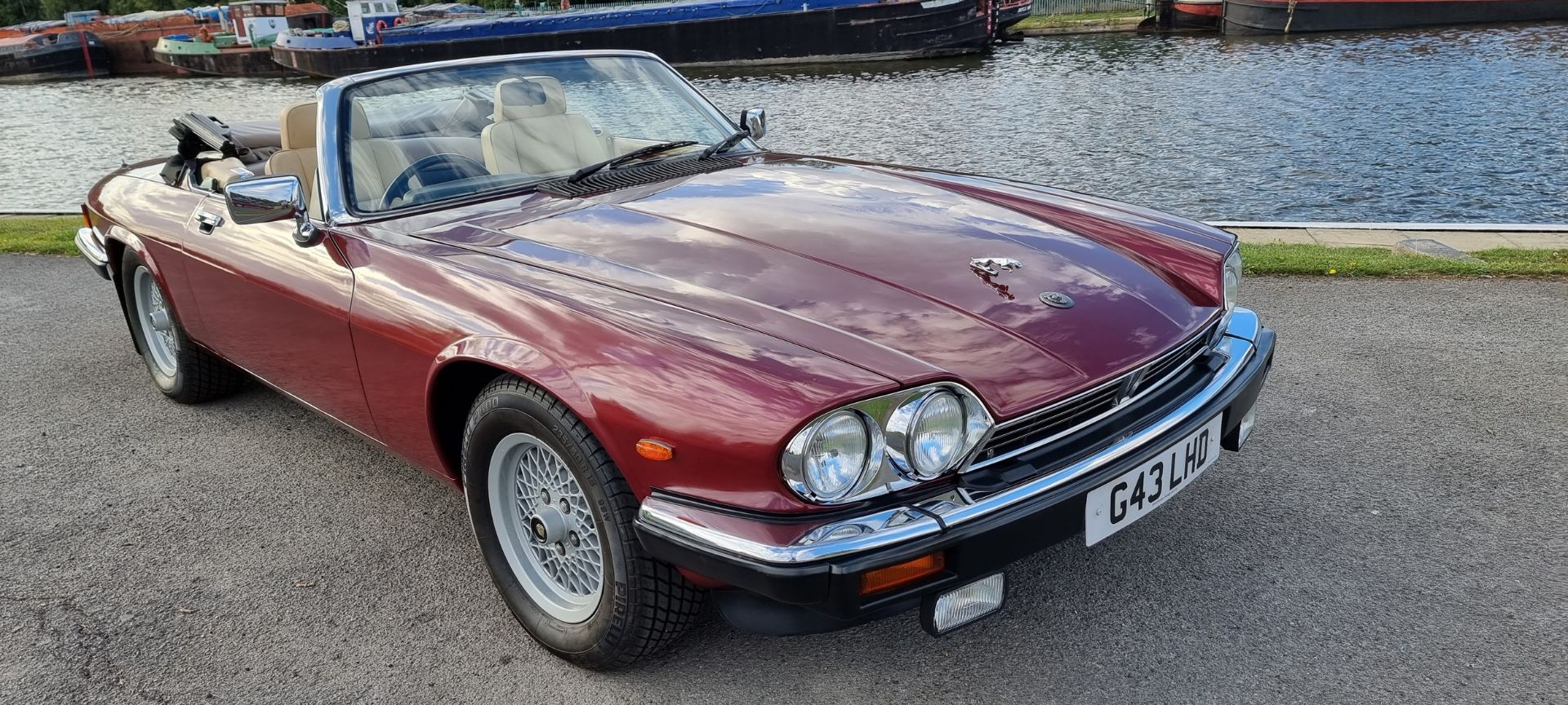 1990 Jaguar XJ-S Convertible, V12, 5343cc. Registration number G43 LHD. VIN number - Image 31 of 31