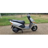 2004 Honda SCV100 scooter. Registration number YD04 KUY. VIN number ME4JF11A038013894. Purchased new