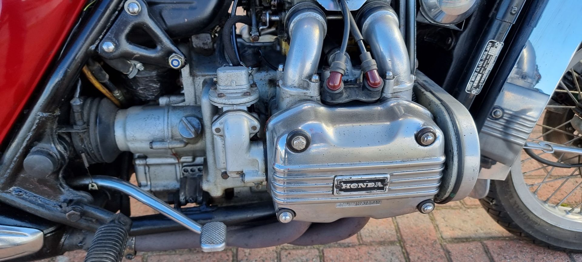 1976 Honda Gold Wing GL1000, 999cc. Registration number MAU 606P. Frame number GL1-2002389. Engine - Image 6 of 13