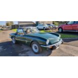 1977 Triumph Spitfire 1500. Registration number XGF 911S. Chassis number FH1019180.