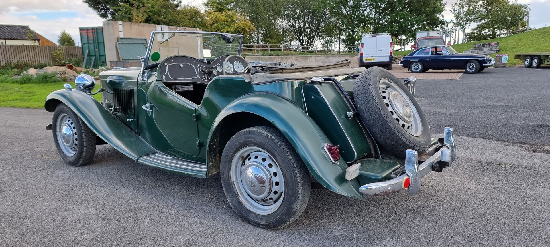 1952 MG TD, 1250cc. Registration number LTG 697. Chassis number TD 126630. Body Type 22381 Body - Image 6 of 20