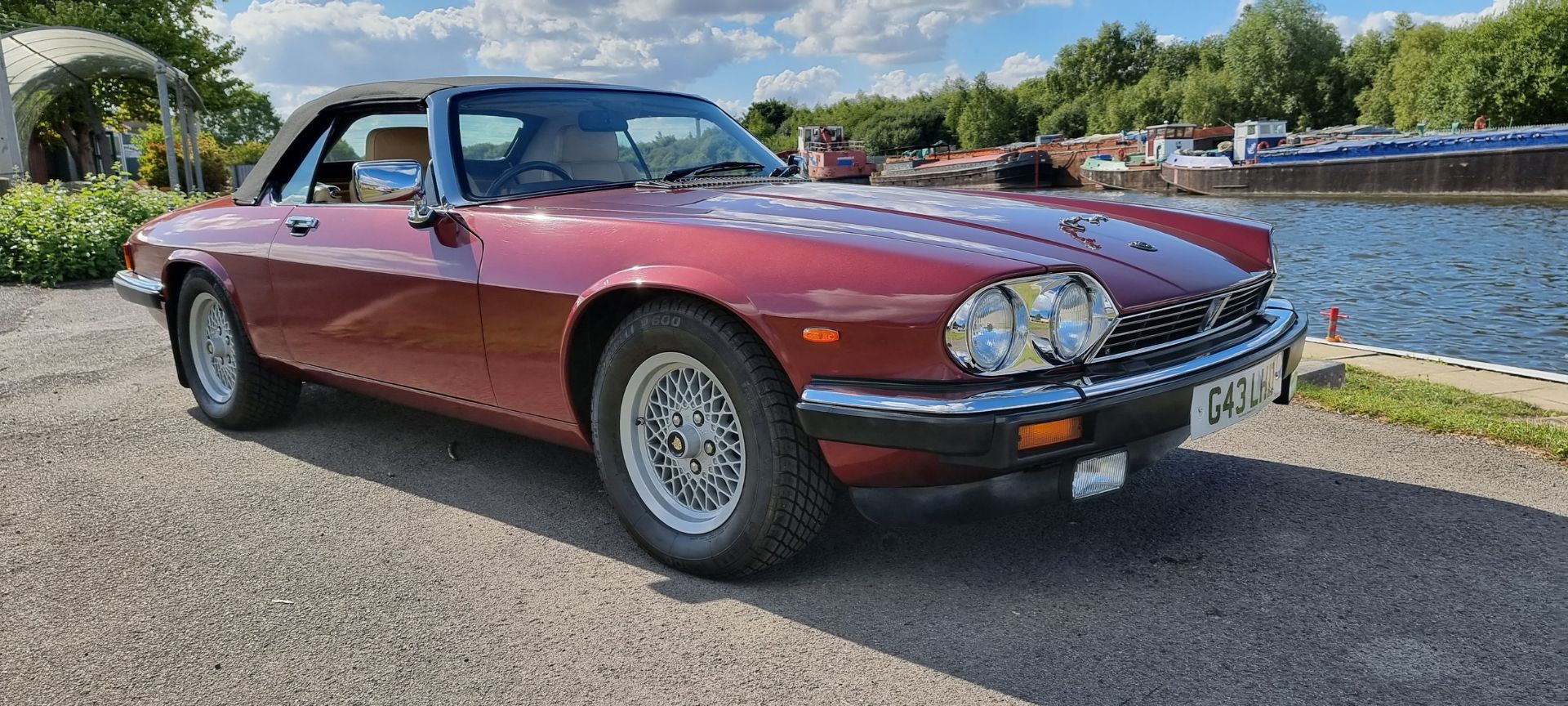 1990 Jaguar XJ-S Convertible, V12, 5343cc. Registration number G43 LHD. VIN number - Image 30 of 31