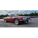 1990 Jaguar XJ-S Convertible, V12, 5343cc. Registration number G43 LHD. VIN number