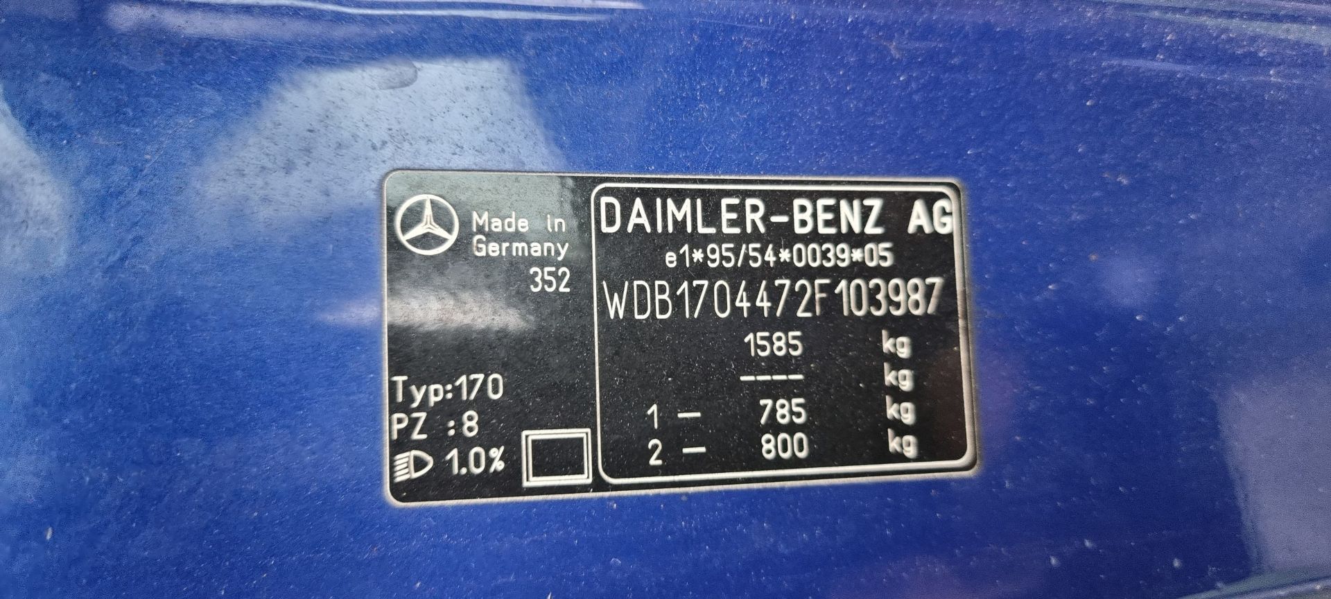 1999 Mercedes Benz SLK 230 Kompressor, 2298cc. Registration number S488 EGU. Chassis number - Image 18 of 18