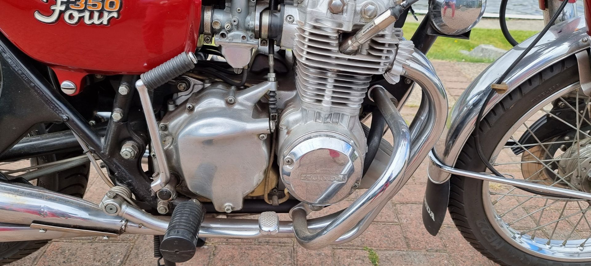 1972 Honda CB350F/Four, 347cc. Registration number HVG 524L. Frame number CB350F-1025797. Engine - Image 6 of 17