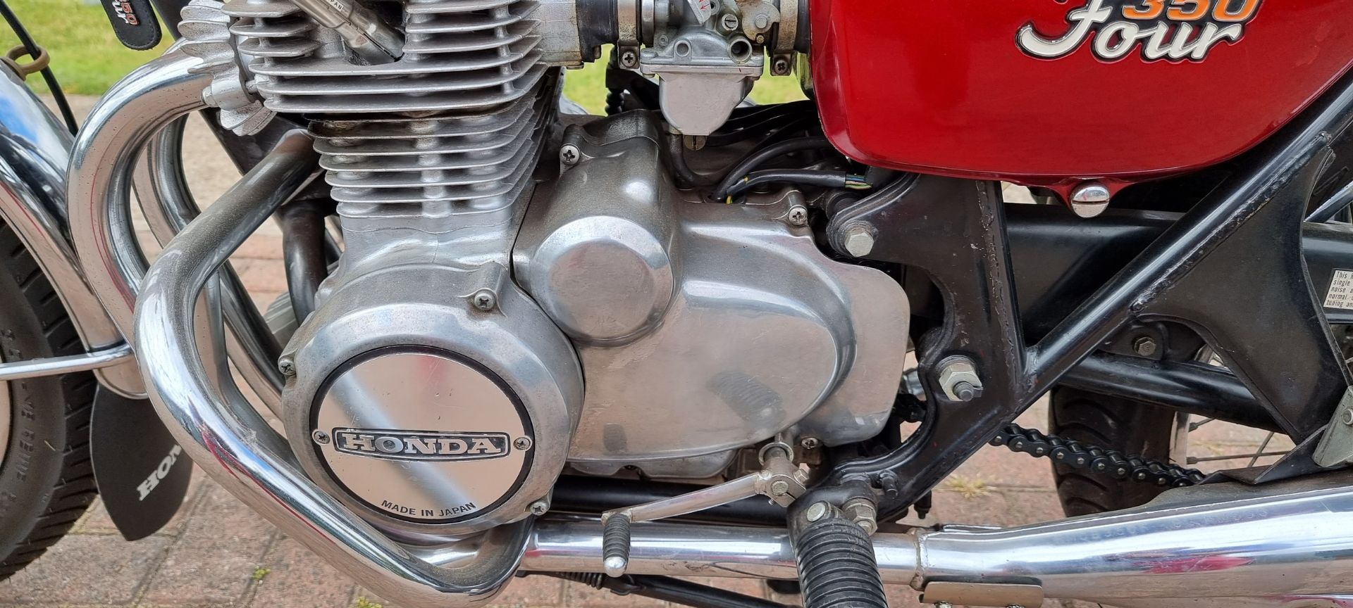 1972 Honda CB350F/Four, 347cc. Registration number HVG 524L. Frame number CB350F-1025797. Engine - Image 9 of 17
