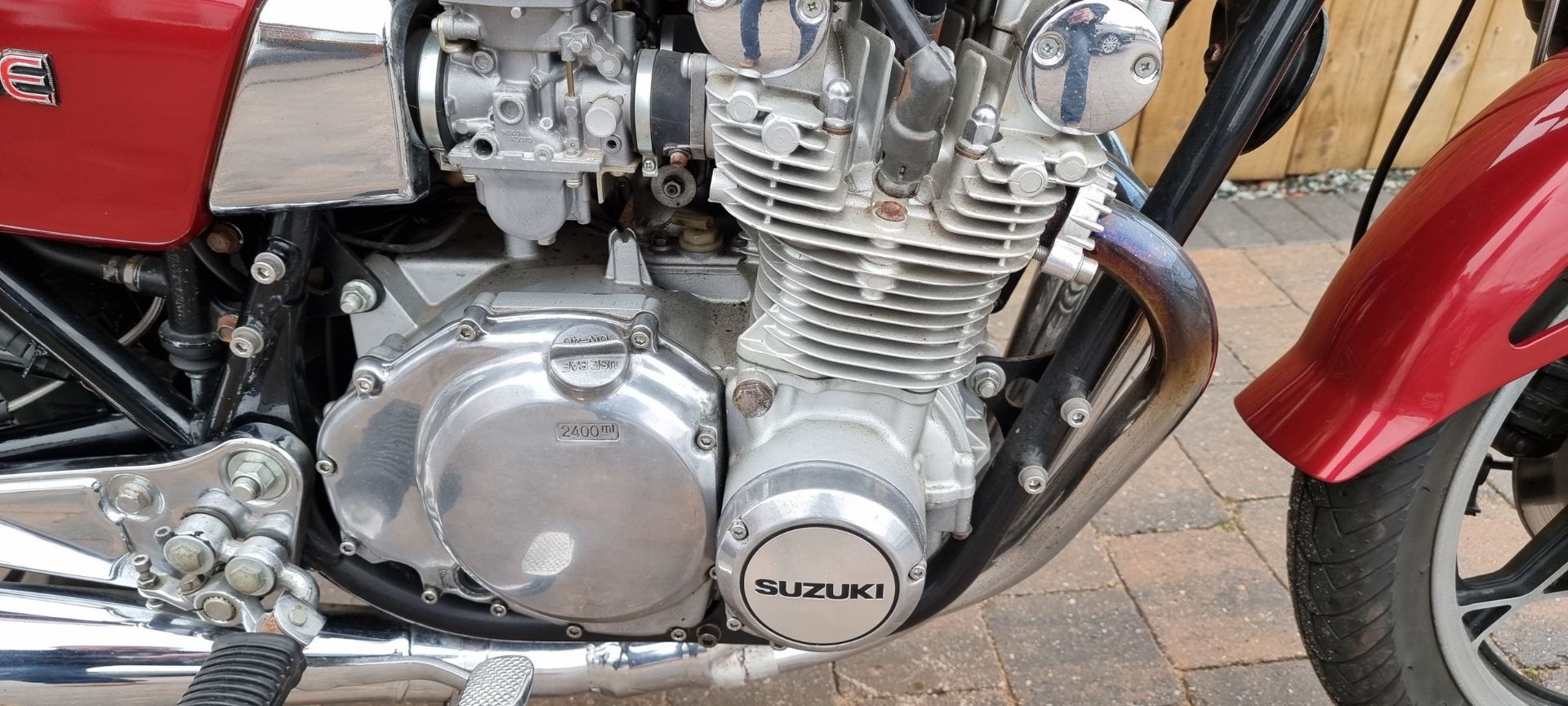 1981 Suzuki GS550E, 549cc. Registration number NET 262X. Frame number GS550E-145607. Engine number - Image 6 of 13