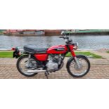 1973 Honda CB 175, 174cc. Registration number HRY 743L. Frame number CB175-7038891.