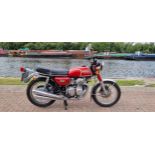 1972 Honda CB350F/Four, 347cc. Registration number HVG 524L. Frame number CB350F-1025797. Engine