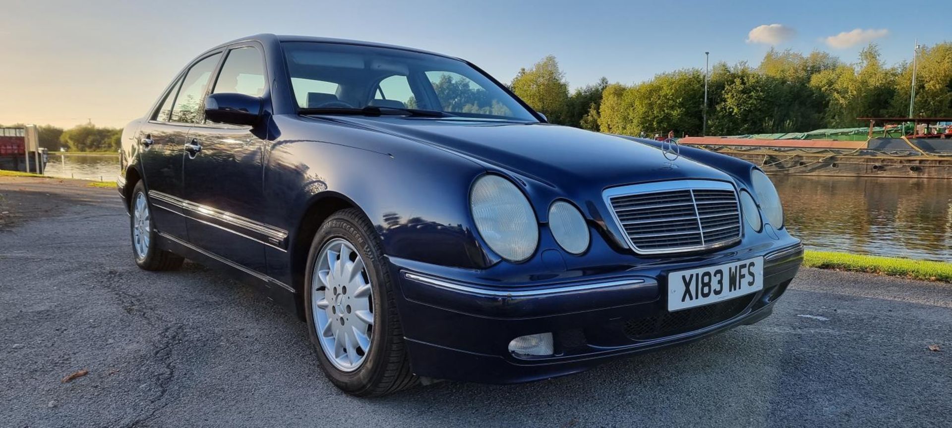 2000 Mercedes Benz E240 Elegance, auto, 2398cc petrol. Registration number X183 WFS.