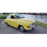 1972 SAAB 96 V4, 1498cc. Registration number BHH 547L. Chassis number 96732001698. Engine number