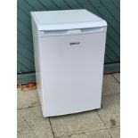 A Beko freestanding larder fridge - W: 54cm D: 55cm H: 87cm.