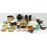 A collection of Hornsea pottery, comprising various ranges, including Alpine geometric salt & pepper