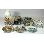 A collection of over fifty collector plates, by Royal Doulton, Coalport, Masons and Wedgewood (