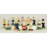 A collection of twelve Ltd edition Carltonware 'Kids' porcelain figurines, to include School Boy,