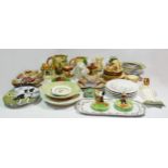 Two boxes of ceramics to include Shorter & Sons tea service, Franklin Mint collector plates and