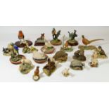 A collection of animal models, primarily by Border Fine Arts, together with other wares. (2)