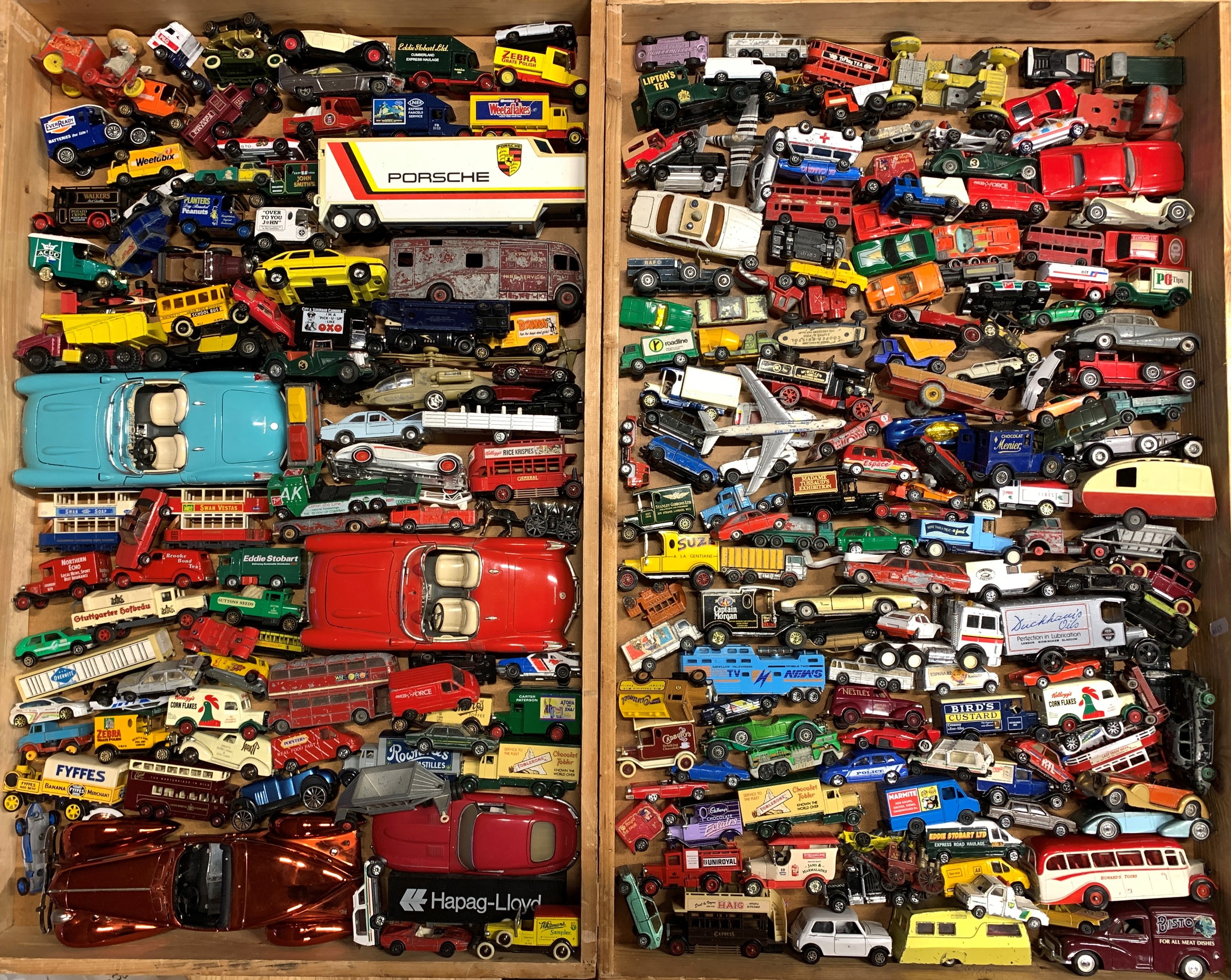 A substantial collection of die-cast vehicles, to include brands such as Corgi Supertoys, Yesterday,