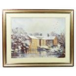 Hector Fraser (1919 – 2013), The Last Winter of Nafferton Maltings, Jan 85, oil on board, signed and