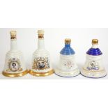 Four Bells collectable decanters, of Royal interest, with contents, to include The Marriage Of