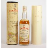 The Edradour Aged 10 Years Single Highland Malt whisky, 70cl, in metal tube with collectors poster