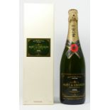 Moet & Chandon champagne 1996, Millesime Blanc Vintage, 750ml, boxed with brochure