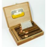 Punch and Partagas cigar, 14, in wooden Cohiba Esplendidos box