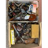 A collection of carpenters hand tools, to include hand planes by Stanley, Rapier and Record,