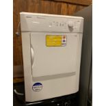 A Beko tumble dryer, 7kg, sensor drying, model DRVS 73W. H83cm, W60cm, D51cm.