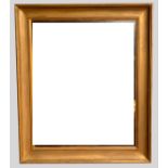 Gilt wood picture frame 114cm x 137cm.