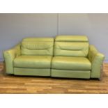 A modern Italian Sisi Italia three seater sofa, featuring fully electric functionality, including s