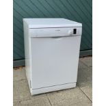 A Bosch silence plus freestanding dishwasher - W: 60cm D: 60cm H87cm.