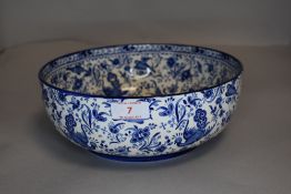 A vintage chintz pattern bowl by Burleigh Ware