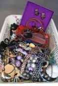 A large selection of modern costume jewellery