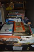 A selection of story books and literature including the Girl Mechanic