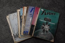 A selection of aviation and flight magazines