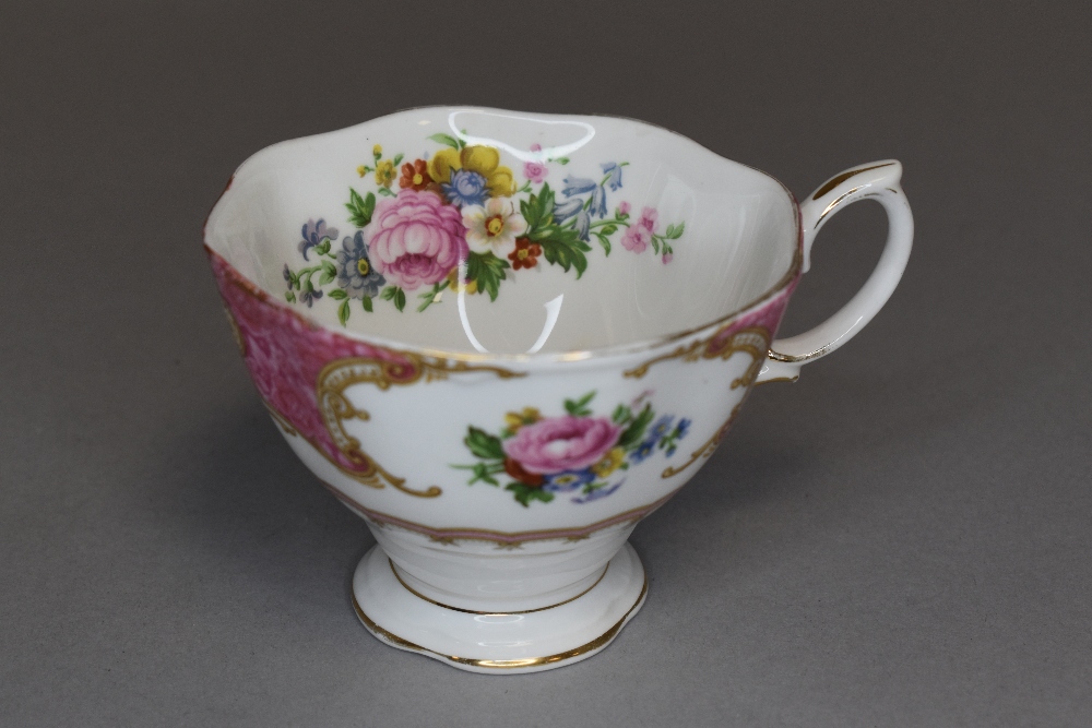 A part tea service by Royal Albert in the Lady Carlyle design - Image 2 of 3