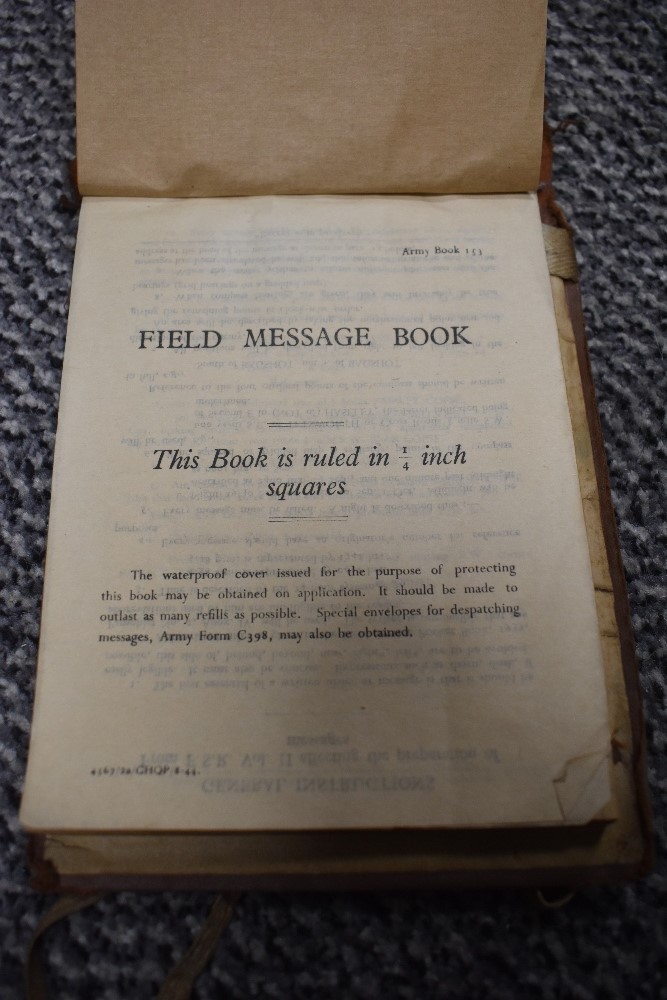 A vintage WW2 military cover or field book - Image 2 of 2