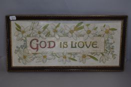 A vintage Edwardian religious print