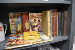 A selection of childrens story book annuals and some Folio society books