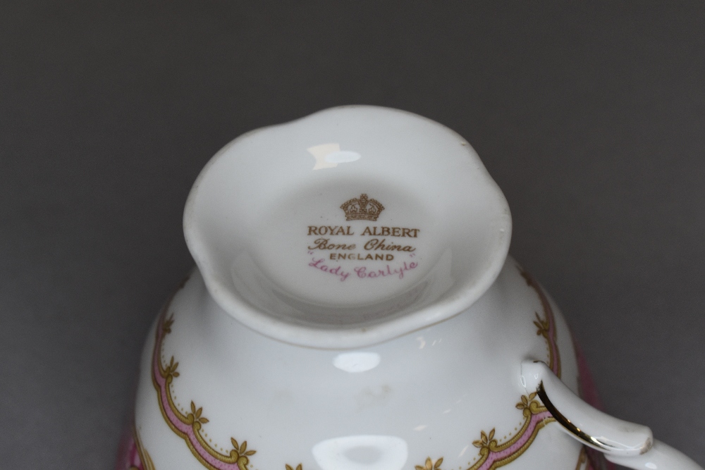 A part tea service by Royal Albert in the Lady Carlyle design - Image 3 of 3
