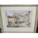 A Ltd Ed print, after William Russell Flint, townscape, signed, and num 165/500, 40 x 60cm, plus